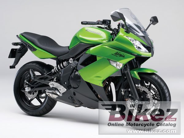 Big Kawasaki ninja 400r abs picture and wallpaper from Bikez.com